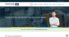 Desktop Screenshot of moebiusdesign.be